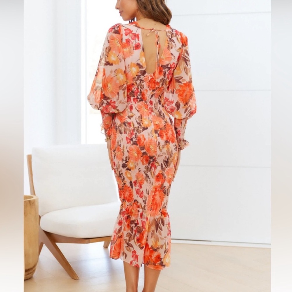 Hello Molly Stories from the Garden midi dress - Picture 2 of 4